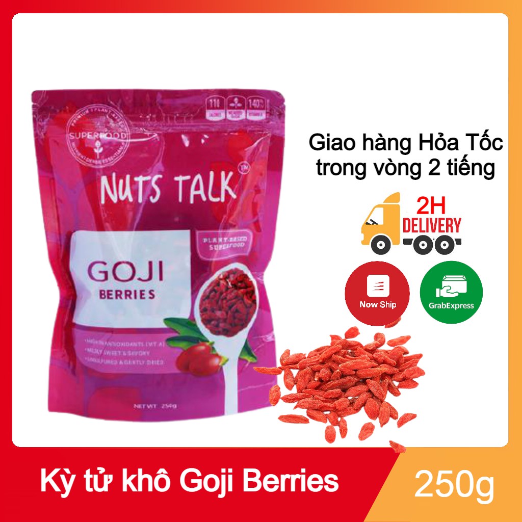Hạt Kỷ Tử Sấy Khô - Gói 250gram
