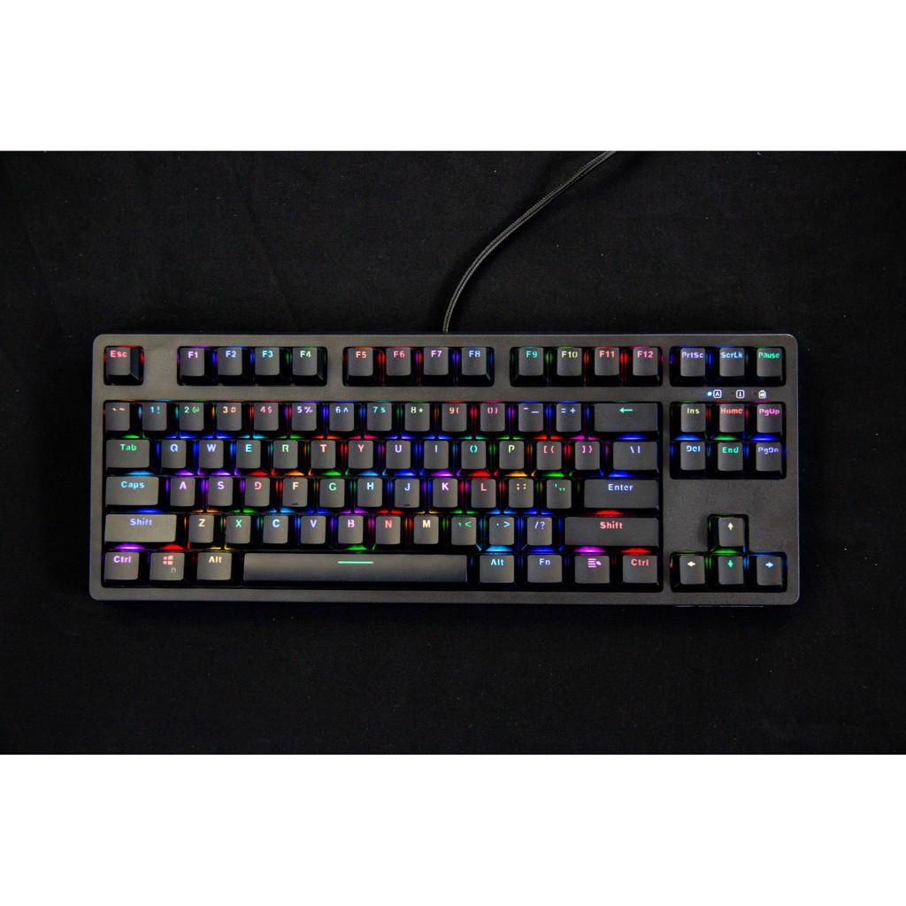 Bàn phím cơ Gaming E-DRA EK387 Led RGB - Bàn phím cơ TKL - Hàng chính hãng