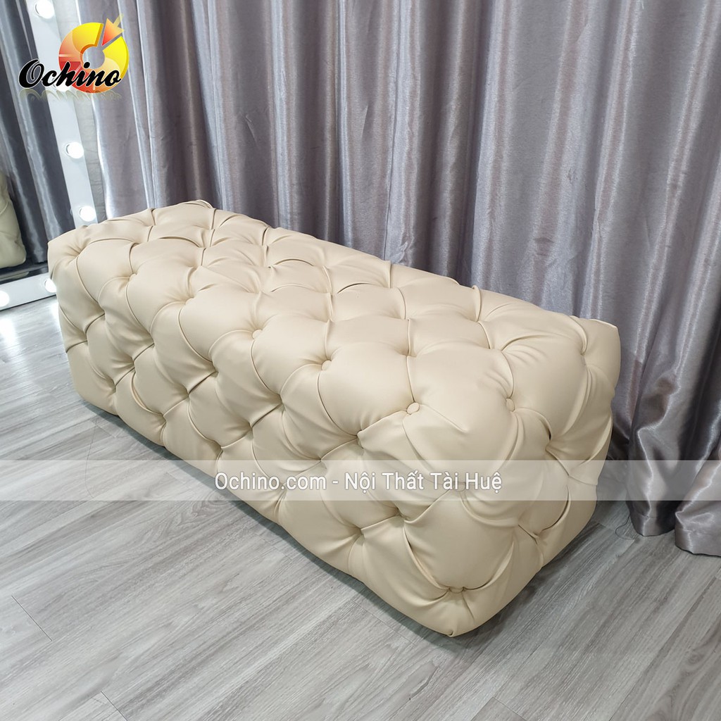 Ghế Dài Sofa Nhún Cổ điển cao cấp size 1m (Ảnh thật và video)