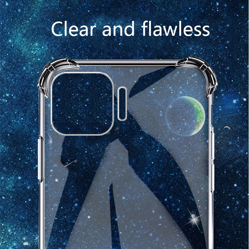 Ốp Điện Thoại tpu Mềm Trong Suốt Có Túi Khí Chống Sốc Cho oppo reno 5 pro 5g reno 4 pro 4g reno5 5pro reno4 4pro
