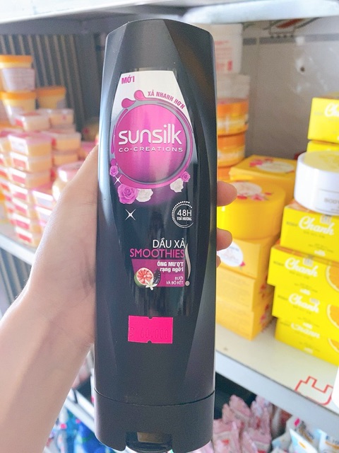 DẦU XÃ SUNSILK ĐEN 325ML SIZE VỪA