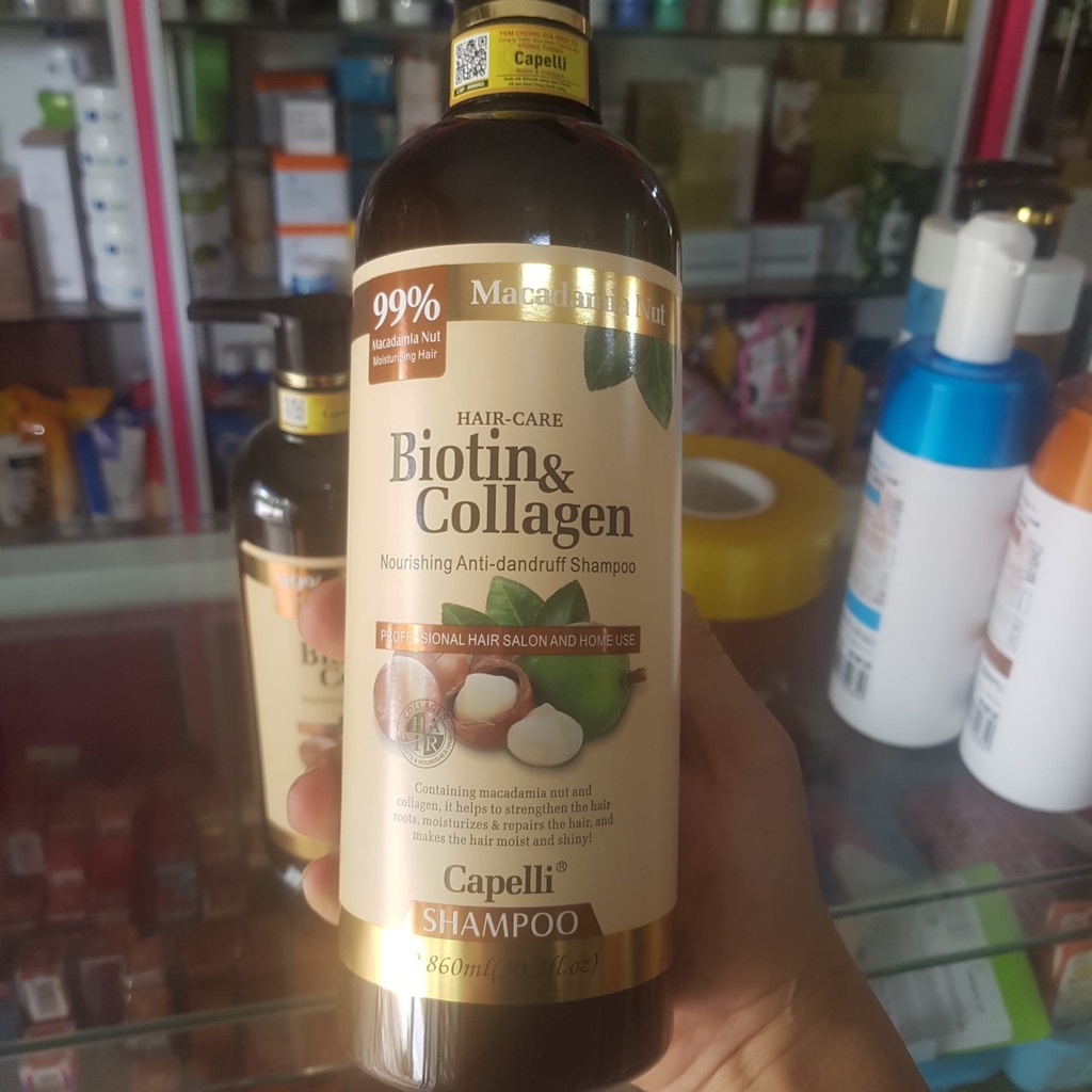 CẶP DẦU GỘI  BIOTIN COLLAGEN CAPELLI