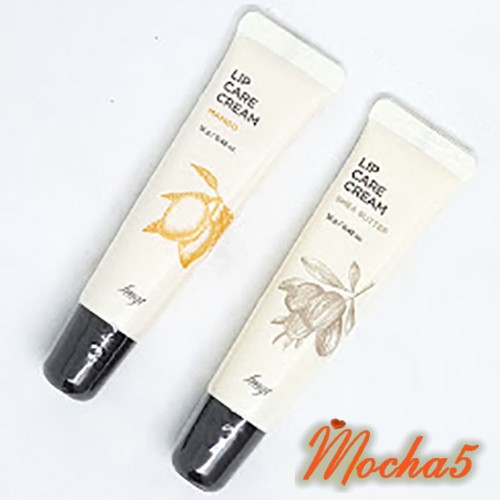 Son dưỡng bơ xoài TFS Lip Care Cream Shea Butter \ Mango Butter The Face Shop fmgt (mẫu mới)