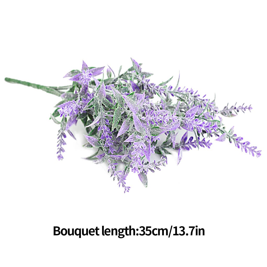 Hoa oải hương nhân tạo bằng nhựa và vải xinh xắn trang trí nội thất