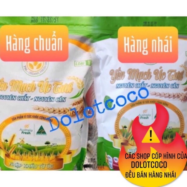 Sỉ 5kg yến mạch úc tươi chuẩn loại 1 date mới