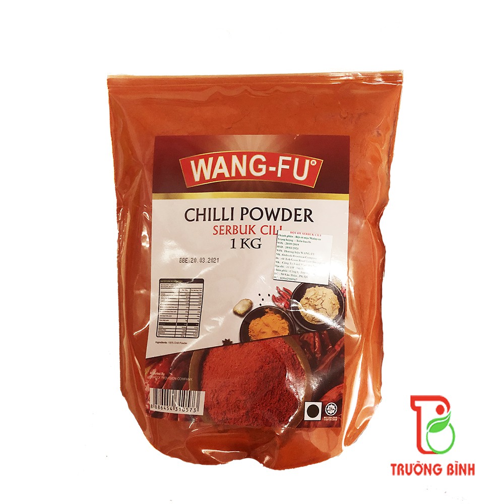 Bột ớt mịn malaysia hiệu Wang-Fu 1kg