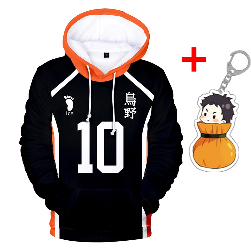 Áo Hoodie Tay Dài In Họa Tiết Anime Haikyu Phong Cách Nhật Bản | BigBuy360 - bigbuy360.vn