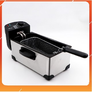 Nồi chiên chống dính ngập dầu HAEGER HG-5299 dung tích 3,5 lít bảng đo nhiệt độ dễ dàng