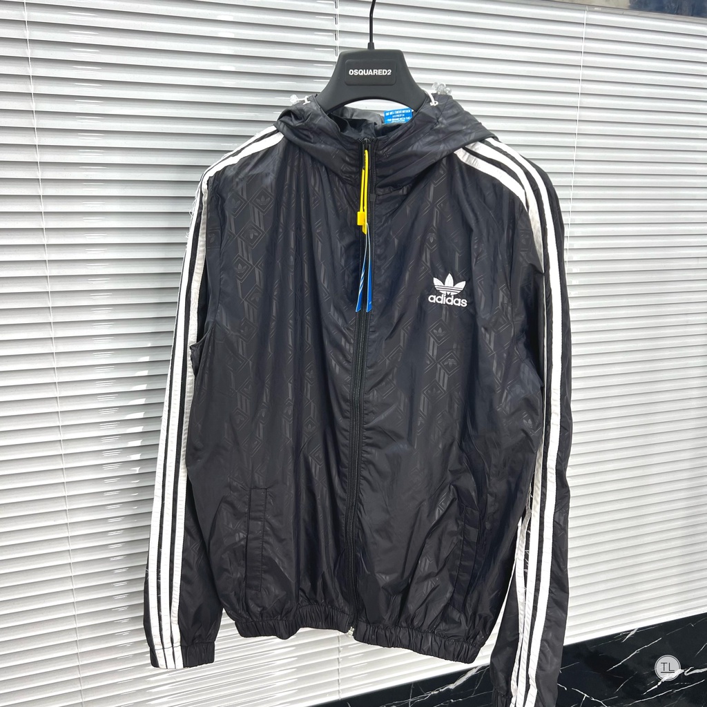 🔥Hot🔥Áo khoác gió Adidas classic họa tiết in chìm hot trend Nam nữ New 2022