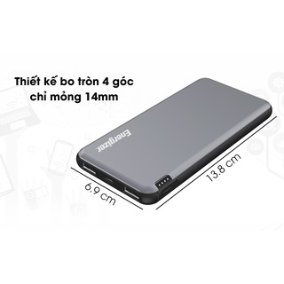 Sạc dự phòng Energizer UE10046 10.000mAh