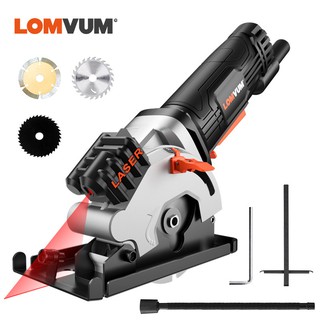 Máy Cưa Đĩa LOMVUM Thiết Kế Mini Chạy Điện Bằng Laser Thủ Công