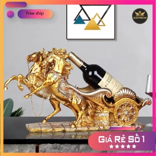 Kệ để rượu vang mã đáo phong cách châu âu hữu