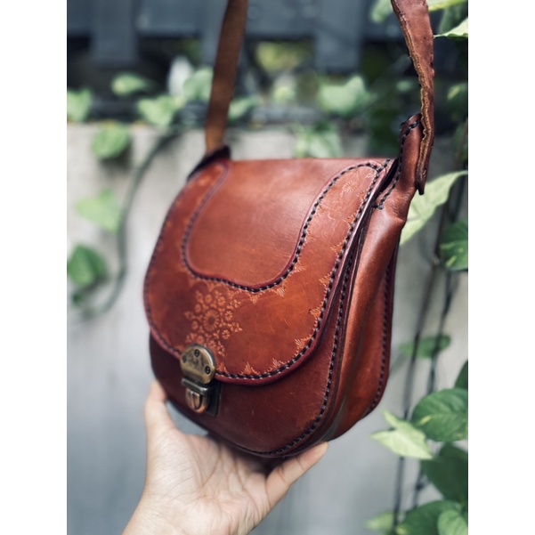 SALE-  túi si da mộc khắc cổ