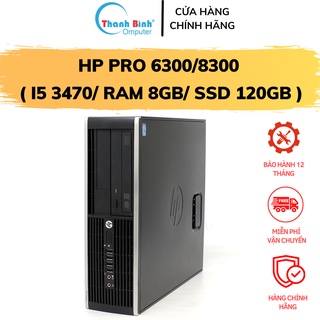 Thùng Máy Cpu 💎ThanhBinhPC💎 Thùng Cpu Giá Rẻ – HP Pro 6300/8300 ( I5 3470/8G/120G ) – Bảo Hành 12 Tháng.