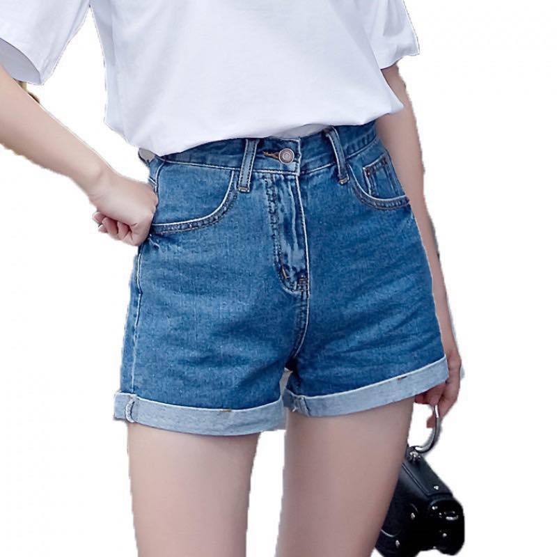 Quần short jeans Xanh
