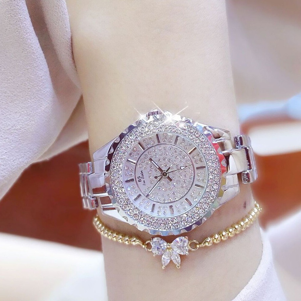 Đồng hồ nữ Bee Sister 0280 dây kim loại size 32mm( Ảnh thật kéo qua phải) - kHÔNG KÈM VÒNG TRÊN HÌNH