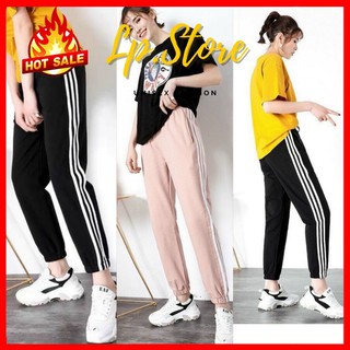 Quần Jogger Unisex - Quần Kaki Mềm Sọc Trắng Siêu Hot - LP.STORE