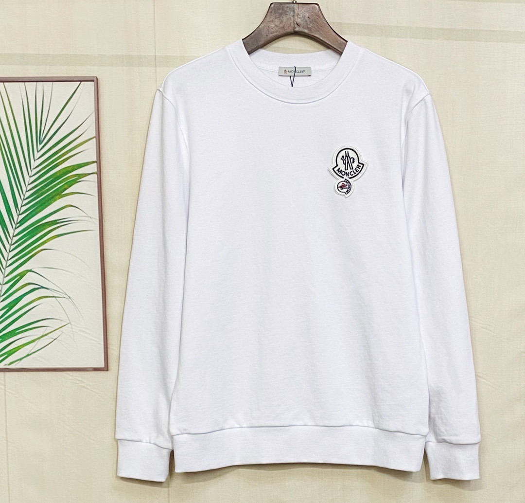M0ncler 2020 autumn and winter new men's sweater long sleeve chest embroidery logo imprint chest round neck sweater | BigBuy360 - bigbuy360.vn