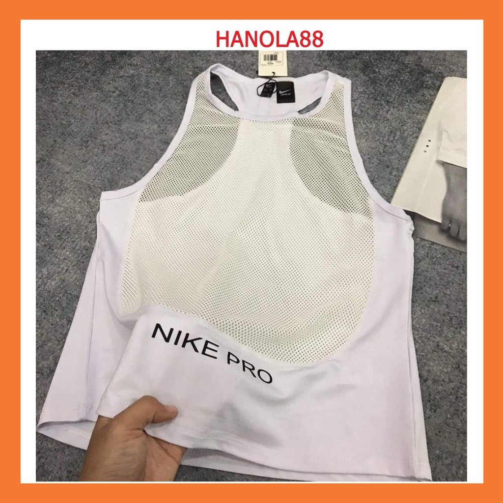 Áo bra tanktop phối lưới tập gym