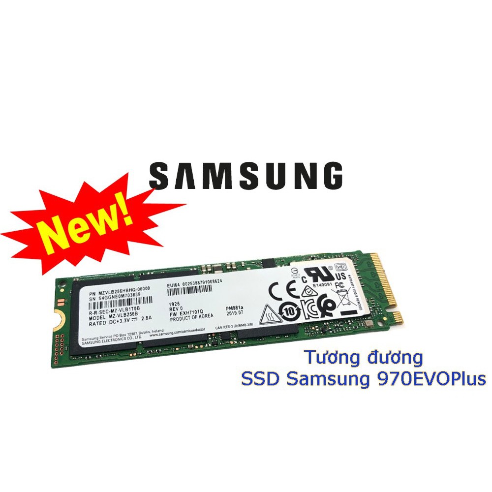 Ổ cứng SSD Samsung m.2NVMe PM961-128GB, PM981-256GB, PM981a-256GB -New Tray-Bảo hành 3 năm | BigBuy360 - bigbuy360.vn