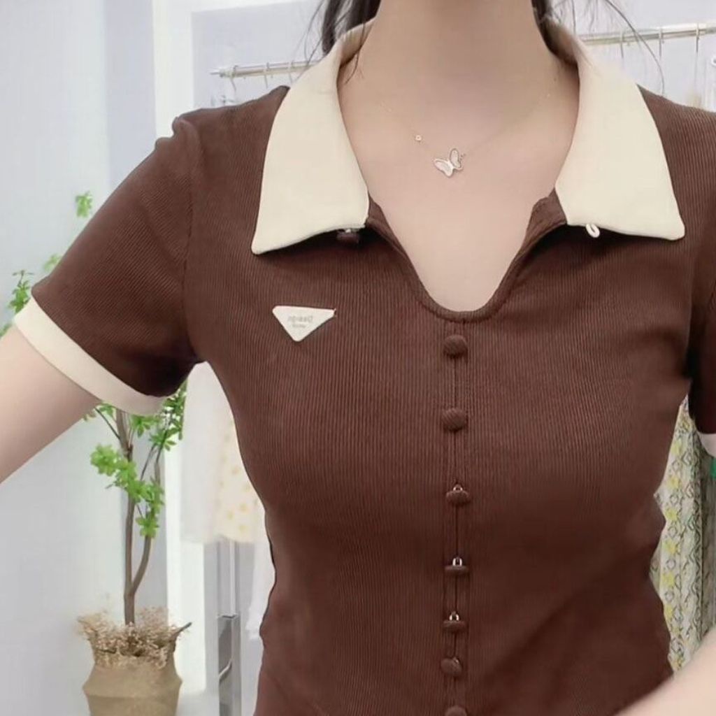 Sét Bộ Áo Chân Váy Kann Model Vải Xleo Hai Màu Nâu Đen Tôn Dáng Công Sở Đi Làm Đi Chơi B91