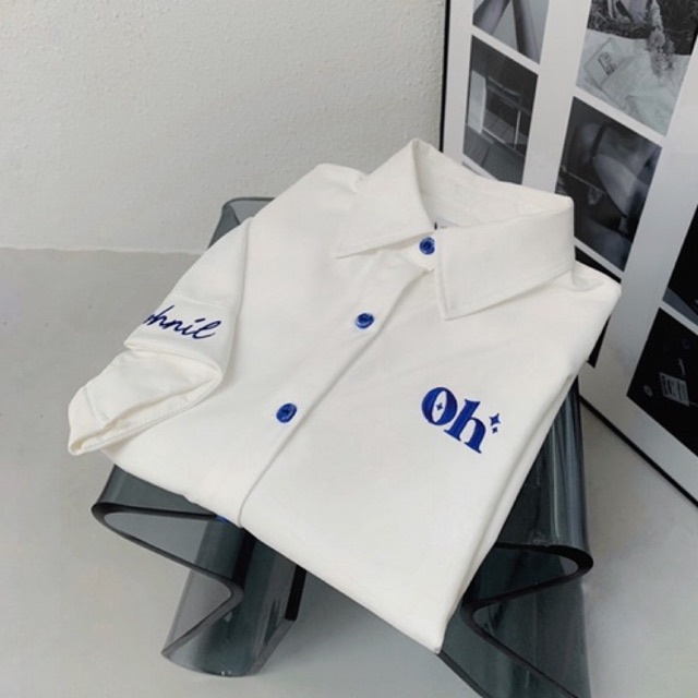 OHNIL - Áo Somi Basic Thêu logo