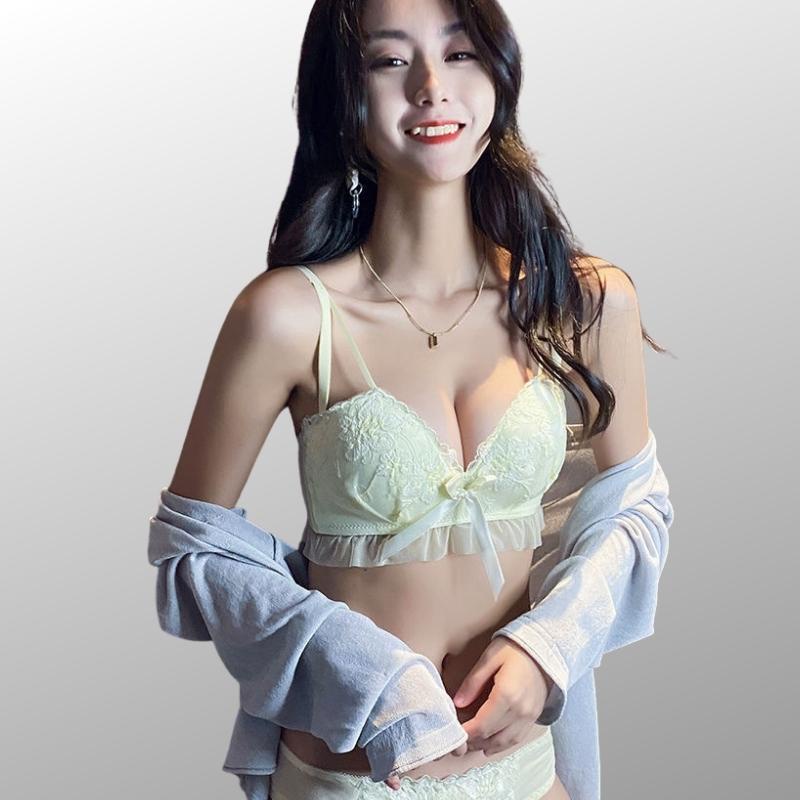 Áo Lót Nữ Nâng Ngực Thắc Nơ Sexy AN Không Gọng Tạo Khe Ngực Gợi Cảm 1340