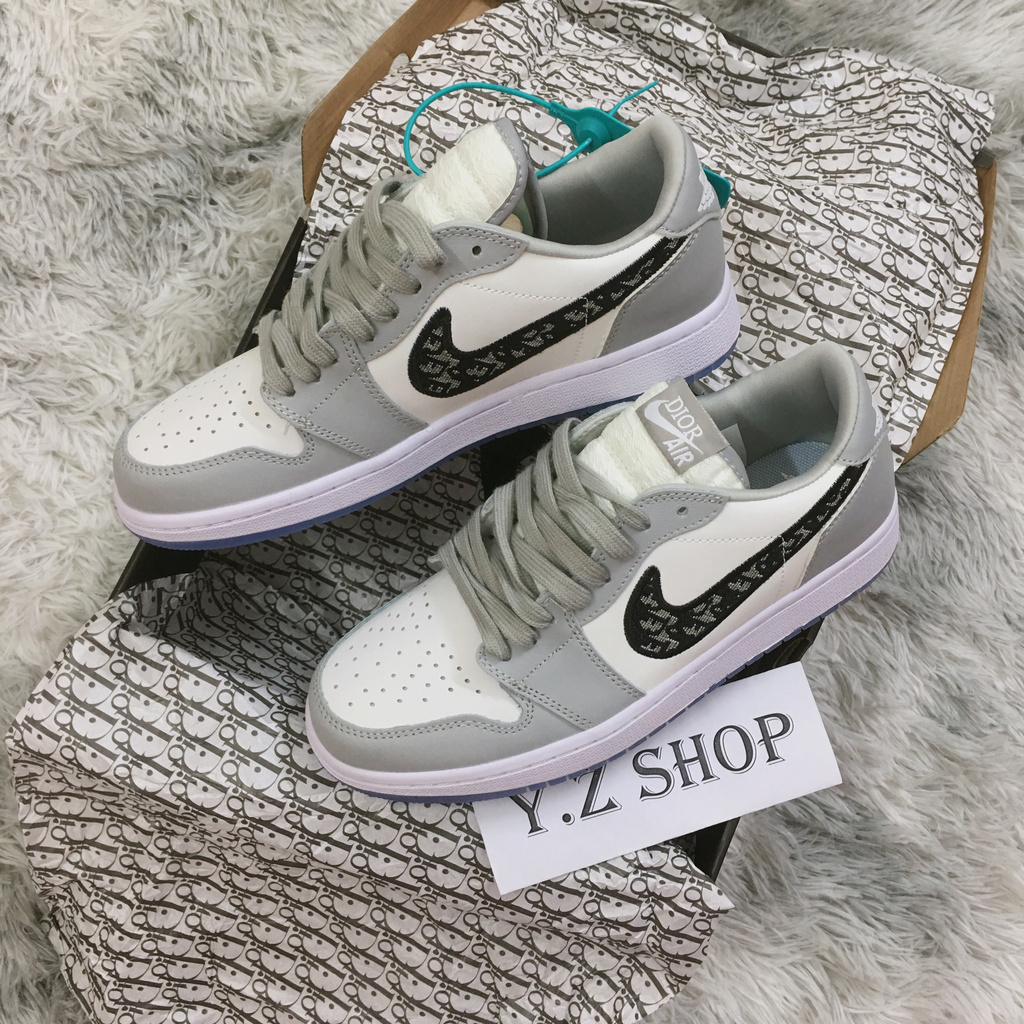 Giày Sneaker 🚚FREESHIP🚚 Giày Thể Thaor JD Cổ Thấp Xám Nam Nữ | BigBuy360 - bigbuy360.vn