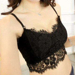 [Màu Da] Bra Ren 2 Dây, Bra Croptop