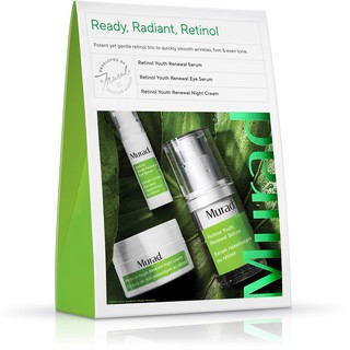 Murad ready, radiant, retinol – bộ sản phẩm làm mịn da, săn chắc, mờ nếp nhăn