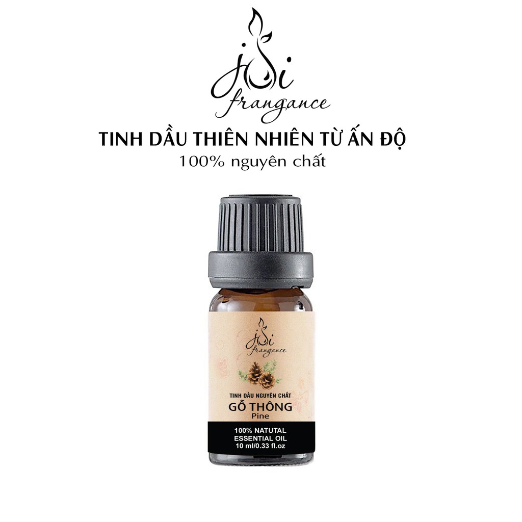 Tinh dầu Gỗ Thông nguyên chất - Lọ 10 ml | Kiểm nghiệm GC-MS và COA chuẩn USDA