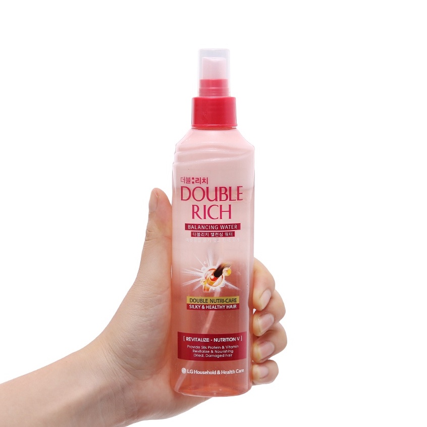 Nước Dưỡng Tóc Cho Tóc Khô Xơ & Hư Tổn Double Rich Double Repair Balancing Water 250ml