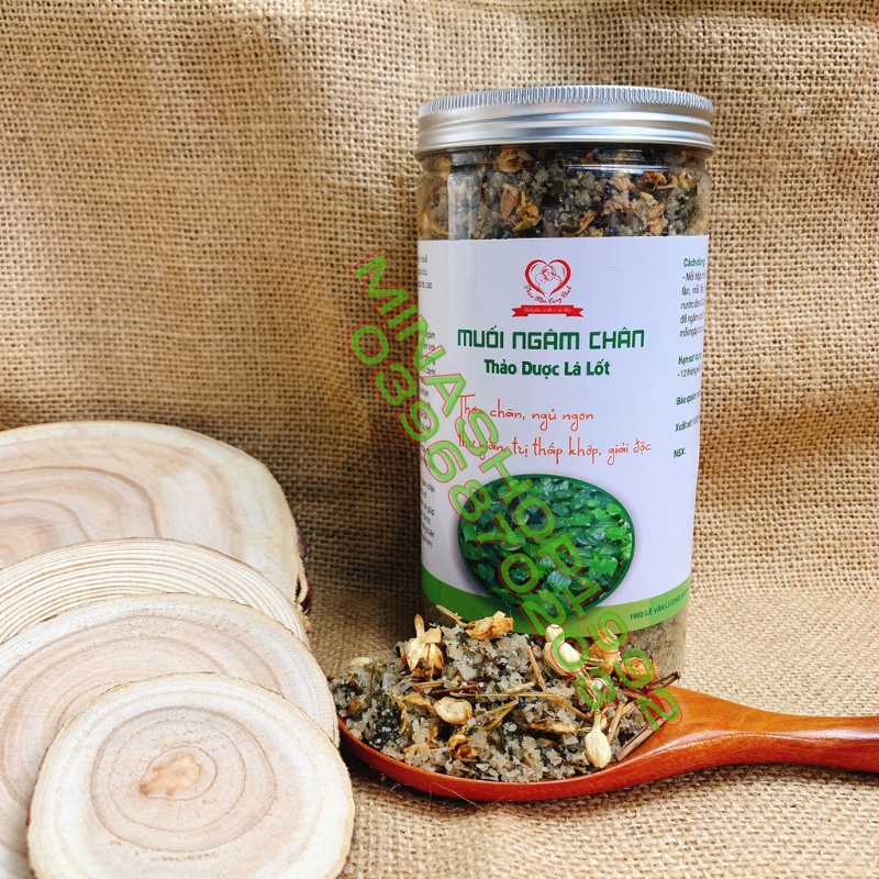 [5 Kg] Muối Ngâm Chân Thảo Dược Lá Lốt - Thơm Chân, Ngủ Ngon Thư Giãn, Hỗ Trợ Phong Thấp, Giải Độc