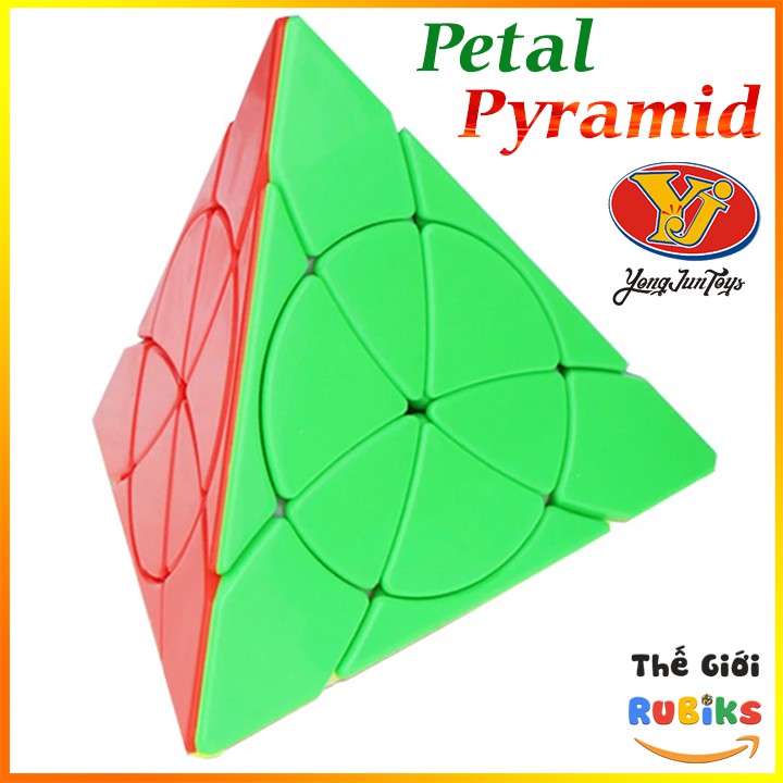 Biến Thể Rubik YJ Petal Pyramid Yulong JinZiTa Tam Giác Pyraminx Cube