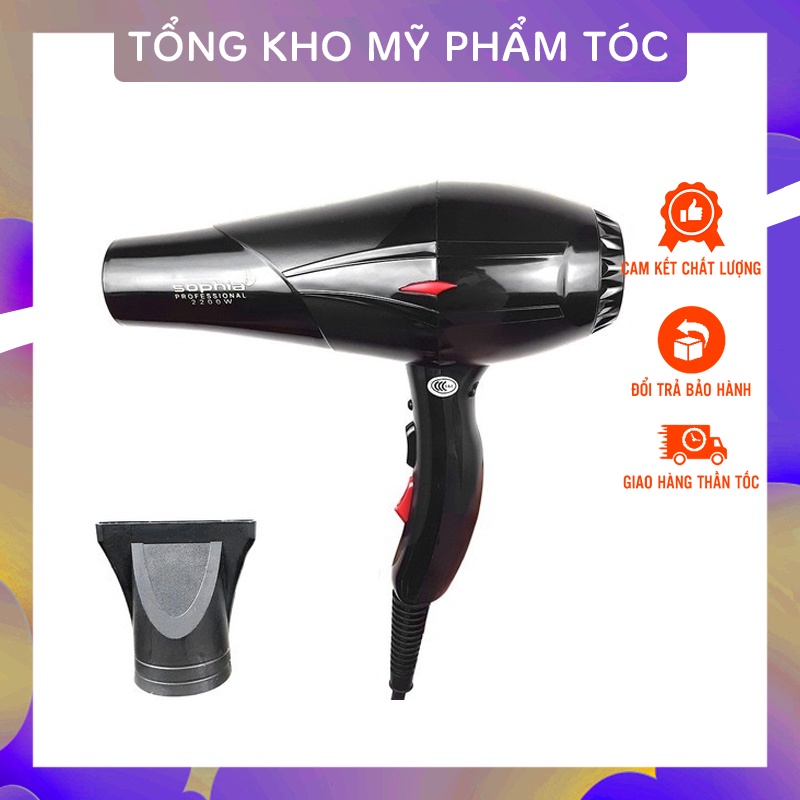 Máy Sấy Tóc SOPHIA Professional Công Suất Thực 2200W - Siêu Bền Và Khỏe Chuyên Dùng Cho Salon