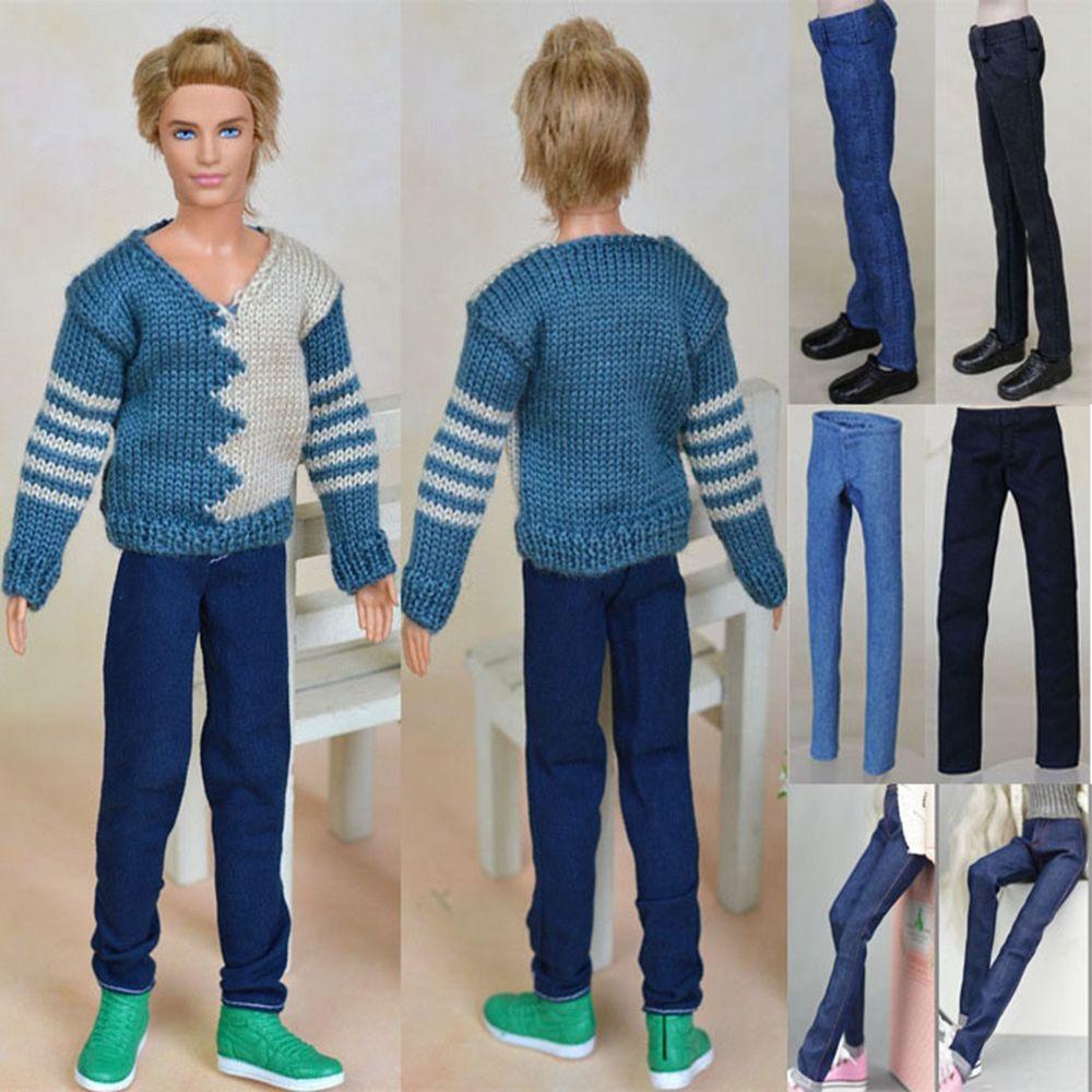 BEBETTERM Bộ Áo Sweater Dệt Kim + Quần Dài Thời Trang Cao Cấp Cho Búp Bê Nam