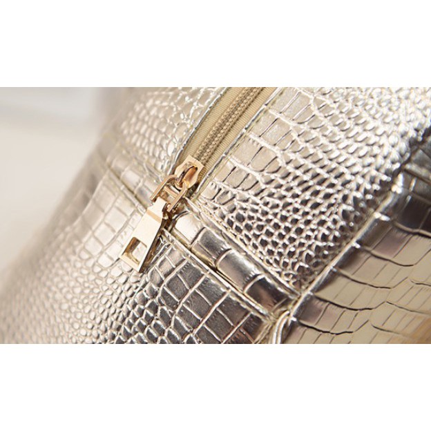 Ba lô da vân cá sấu CNV146 phối đinh tán cực ngầu A042