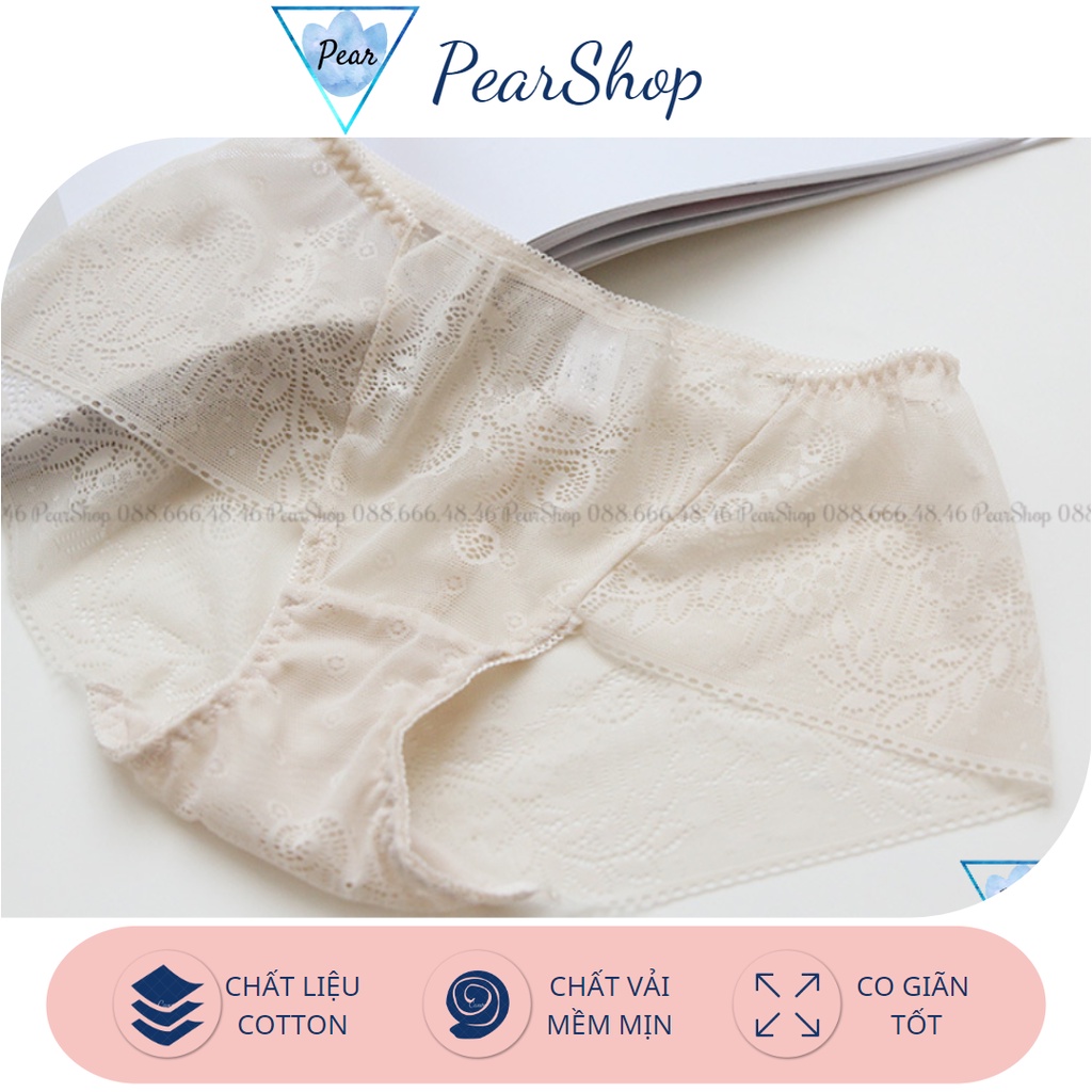 Quần lót ren giấy mỏng siêu giãn PearShop