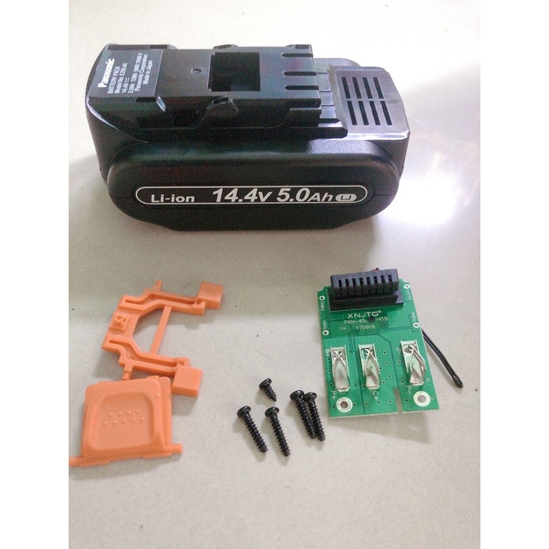 Vỏ mạch pin panasonic 14.4v 5A ,nhan sạc zin