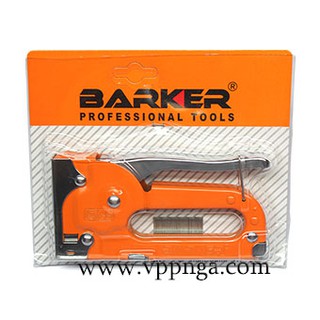 [MUA SỈ GIẢM 10%] Máy bấm kim, dập ghim giấy (gỗ), Barker cam {16/6, 16/8} (1 cái)
