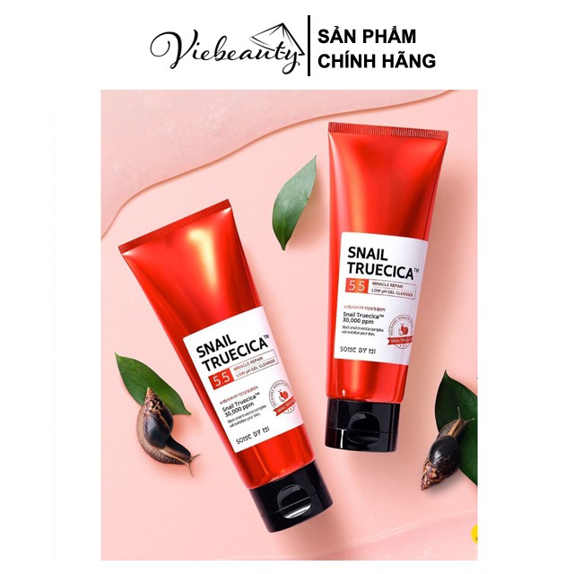 Sữa Rửa Mặt Some By Mi Ốc Sên Đỏ Tạo Bọt Snail Truecica Miracle Repair Low PH Gel Cleanser 100ml - Khongcoson | BigBuy360 - bigbuy360.vn