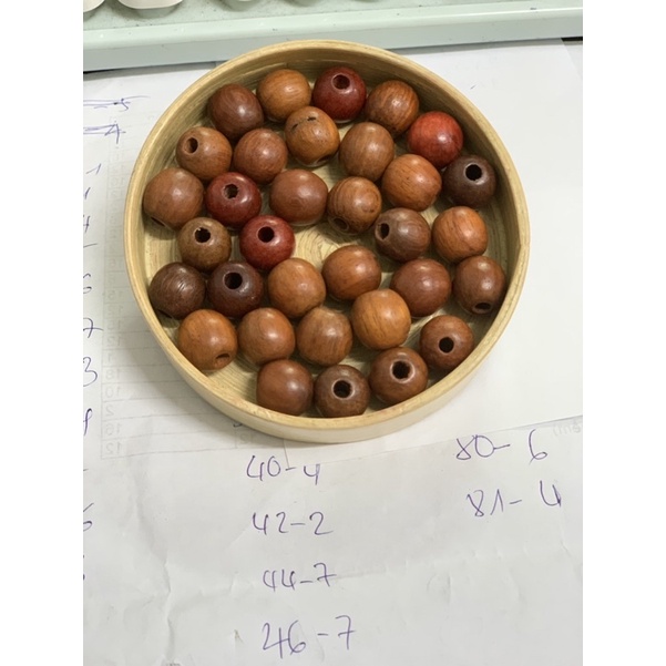 Hạt gỗ trang trí (Gói 10 hạt)