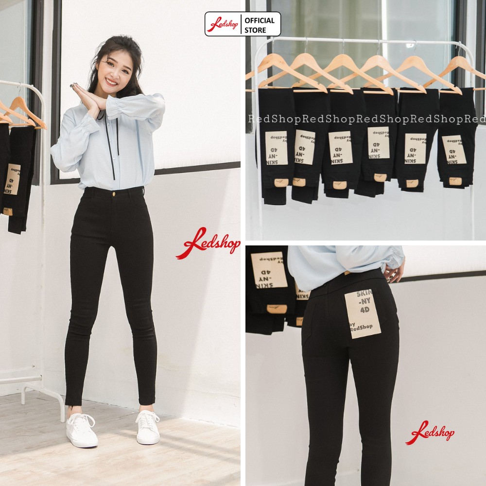 Quần Jean nữ Skinny Redshop cạp cao 4D siêu co dãn_29112 | BigBuy360 - bigbuy360.vn