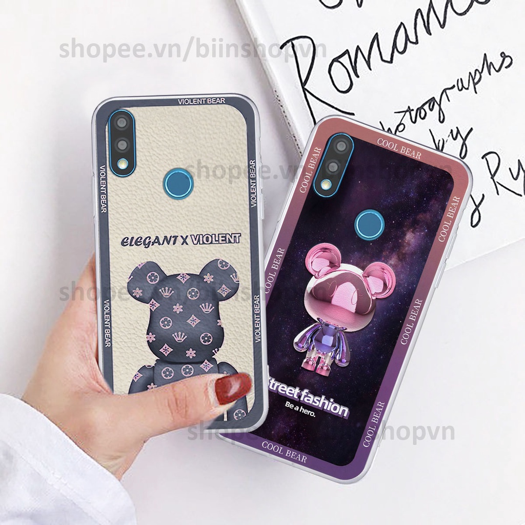 Ốp Vsmart Joy 2 Plus / Joy2+ hình gấu bear brick đẹp độc lạ, thời trang, cá tính