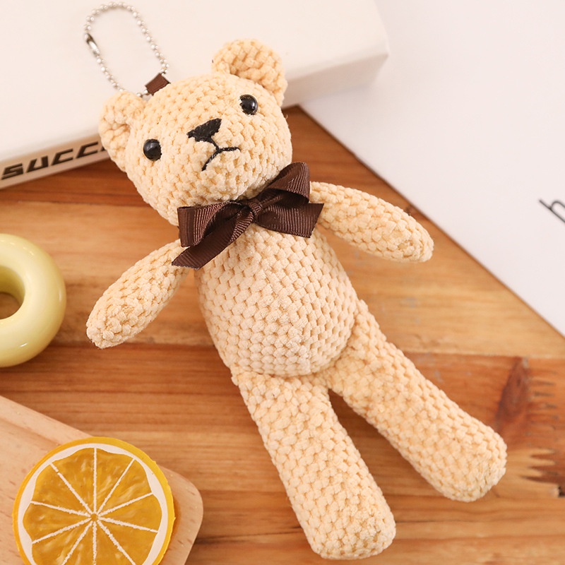 Móc khóa gấu bông trang trí túi xách balo thời trang cute MEOW STORE MK04