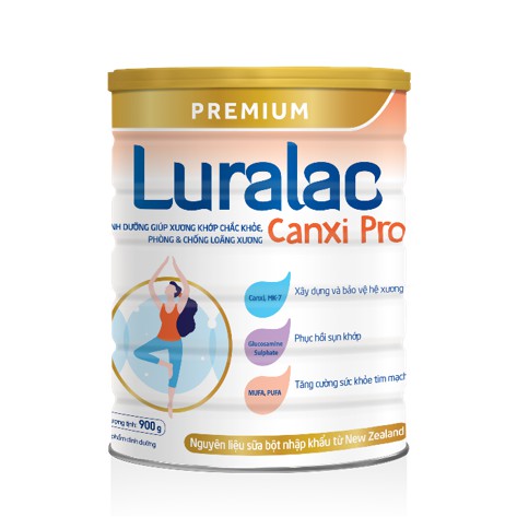 sữa Luralac Canxi Pro 900g