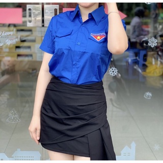 Áo đoàn sơ mi ngắn tay