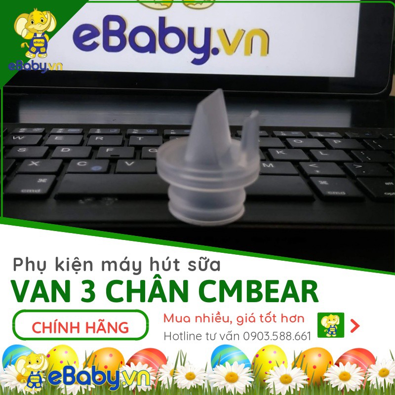 Van chân không máy hút sữa điện đôi Cmbear