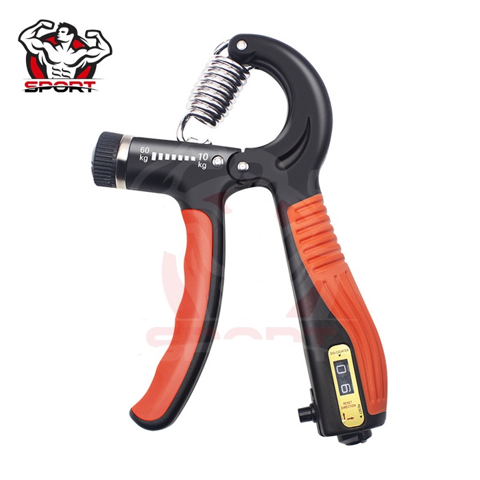 Kìm tập tay, dụng cụ tập tay đắc lực cho người tập gym, tùy chỉnh cân nặng từ 5 đến 60KG có bộ đếm số