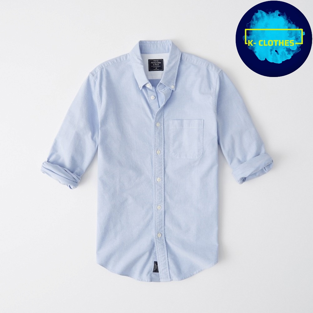 Áo sơ mi nam Abercrombie ABR-USA-S110 Oxford Shirt BLUE